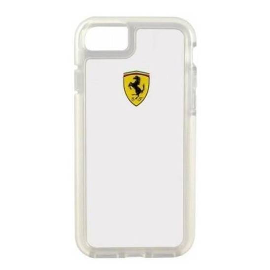 Oryginalne Etui IPHONE SE 2022 / SE 2020 / 7 / 8 Ferrari Hardcase Shockproof (FEGLHCP7TR) transparentne