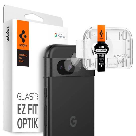 Osłona Aparatu GOOGLE PIXEL 8A Spigen Optik.TR Camera Protector 2-Pack Clear