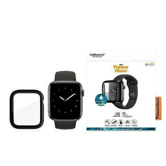 Szkło Hartowane 5D APPLE WATCH 4 / 5 / 6 / SE (44MM) PanzerGlass Full Body czarne