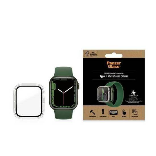 Szkło Hartowane 5D APPLE WATCH 7 (41MM) PanzerGlass Full Body (3658) transparentne