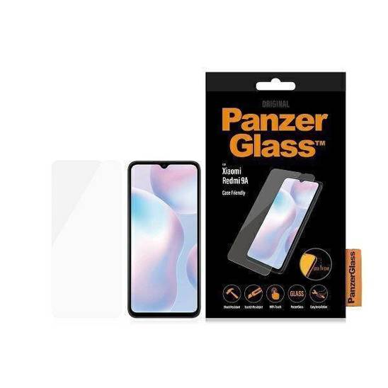 Szkło Hartowane 5D XIAOMI REDMI 9A PanzerGlass E2E Regular Case Friendly