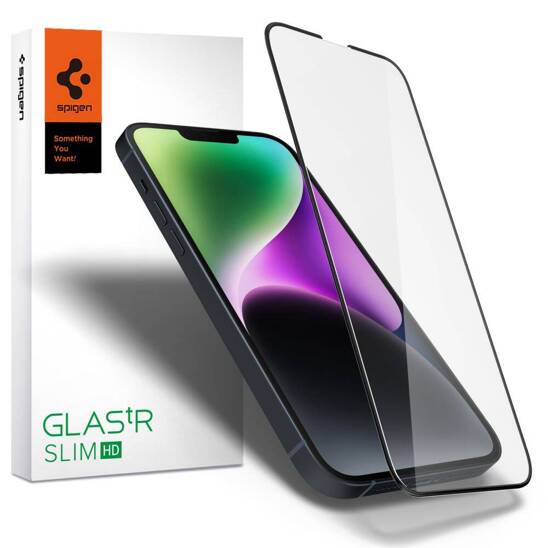 Szkło Hartowane IPHONE 15 PLUS / 14 PLUS / 13 PRO MAX Spigen Glass FC czarne