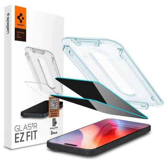 Szkło Hartowane IPHONE 16 PRO MAX Spigen Glas.tr "EZ Fit" Privacy 2-pack