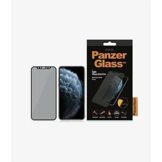 Szkło Hartowane IPHONE X / XS / 11 PRO PanzerGlass E2E Super+ Case Friendly Privacy czarne