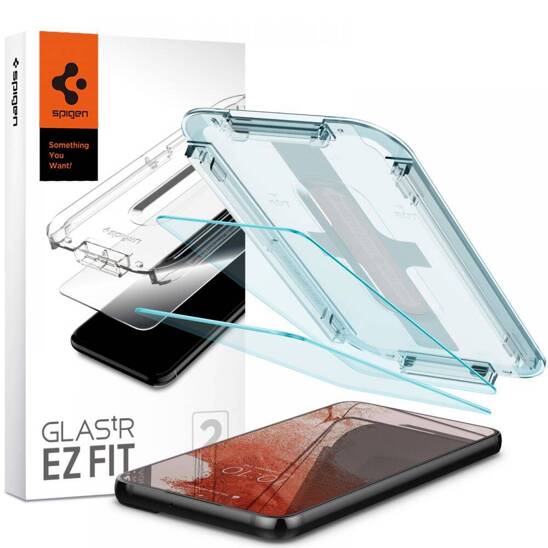 Szkło Hartowane SAMSUNG GALAXY S22+ PLUS Spigen Glas.tr "Ez Fit" 2-pack