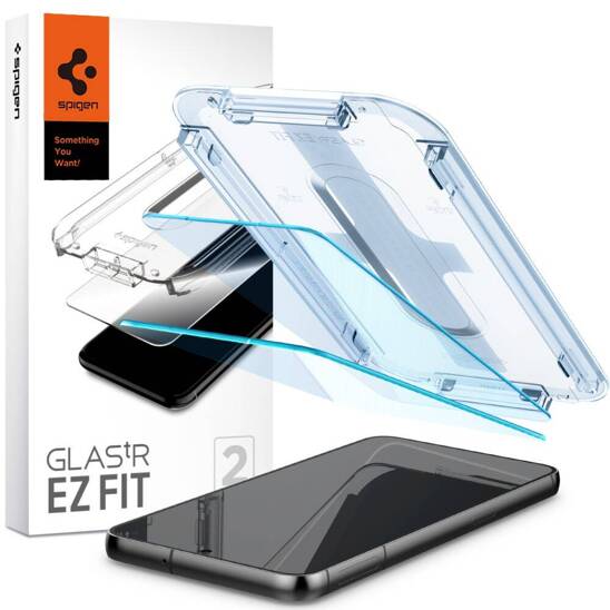 Szkło Hartowane SAMSUNG GALAXY S23 Spigen Glas.tr "Ez Fit" 2-pack Clear