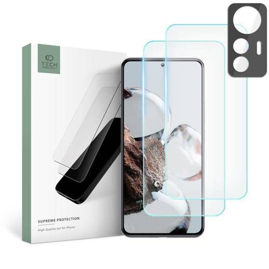 Szkło Hartowane XIAOMI 12T Tech-Protect Supreme Set Clear