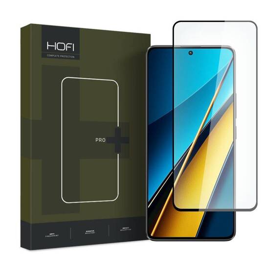 Szkło Hartowane XIAOMI POCO X6 5G HOFI Glass Pro+ czarne