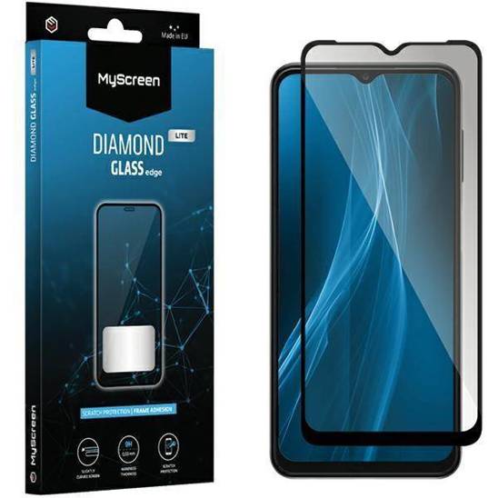 Szkło Hartowane XIAOMI REDMI 10A MyScreen Diamond Glass Edge Full Glue Lite czarne