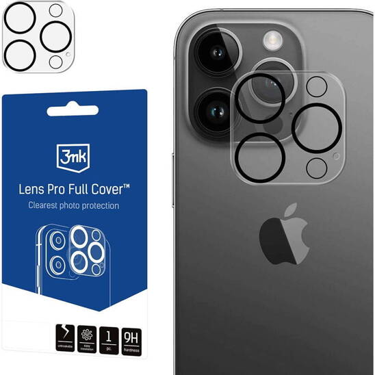 Szkło Hartowane na Aparat IPHONE 13 PRO / 13 PRO MAX 3MK Lens Protection Pro Full Cover