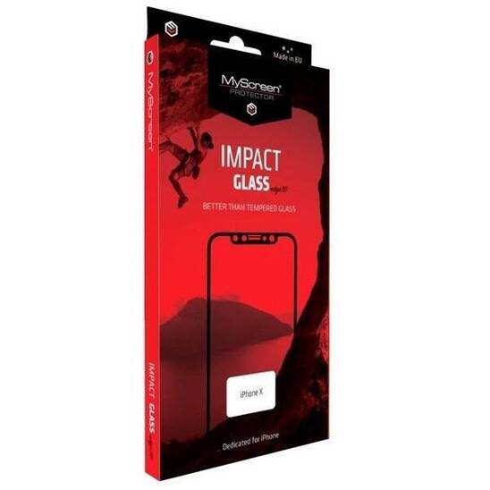 Szkło Hybrydowe SAMSUNG GALAXY S9+ MyScreen Impact Glass Edge 3D HybrydGlass 6H czarne